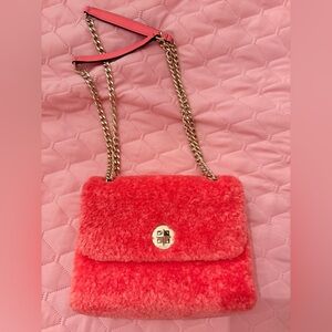 Kate Spade Fuzzy Pink Shoulder Bag